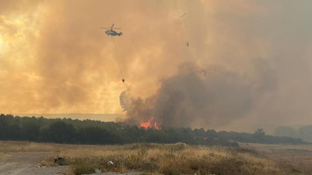Çanakkale alevlere teslim olmuştu! Bakan Yumakli son durumu paylaştı: