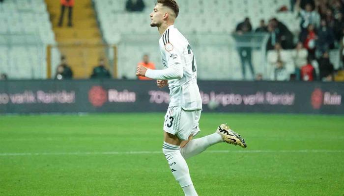 Beşiktaş'ın parlayan yıldızı Ernest Muçi üçüncü golünü attı!Beşiktaş