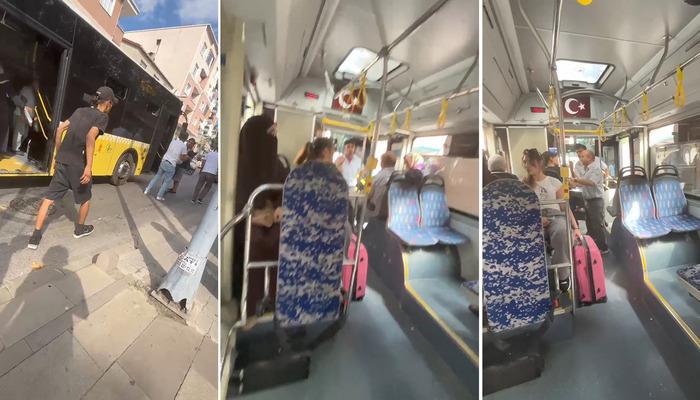 Pendik'teki İETT şoförü çıldırdı! "Seni deleceğim" diyen gencin boğazını sıktı