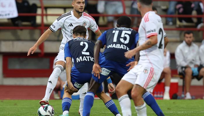 Beşiktaş üçüncü hazırlık maçından mağlubiyetle ayrıldı! Yeni transfer ilk kez forma giydi