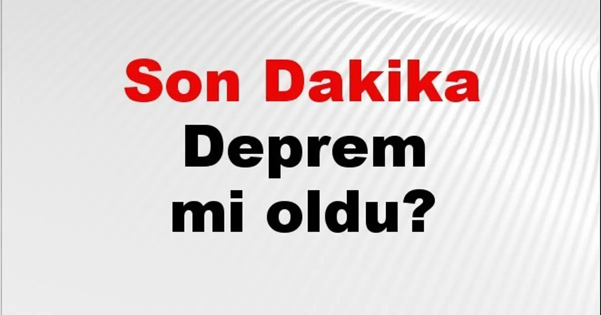 Son dakika Muğla'da deprem mi oldu? Az önce deprem Muğla'da nerede oldu? Muğla deprem Kandilli ve AFAD son depremler listesi 08 Kasım 2025