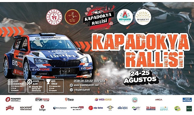 Türkiye'nin en yeni ve nefes kesen Kapadokya Rallisi 24 Ağustos'ta Kayaşehir Kalesi'nden startla başlıyor! - SPOR